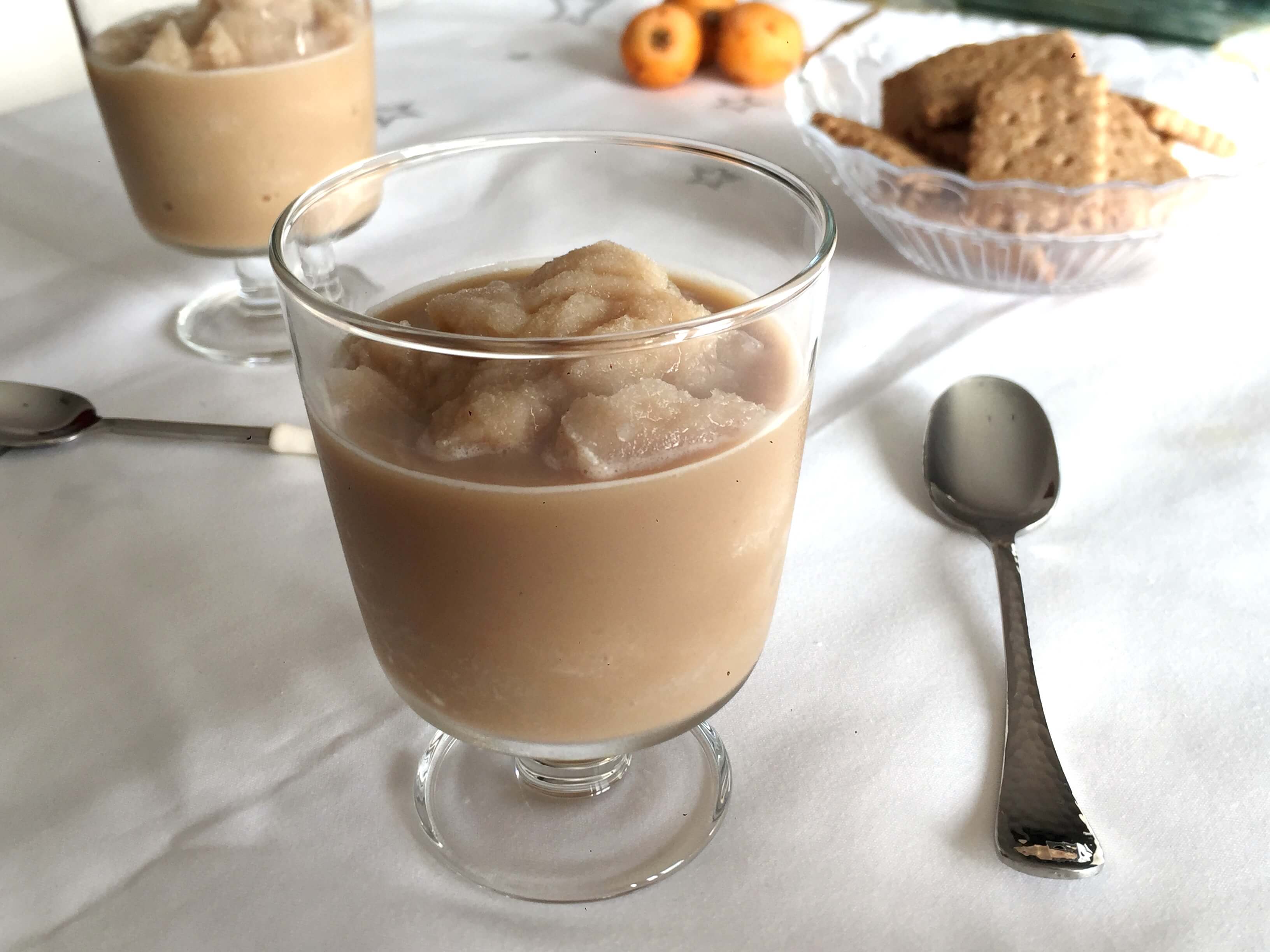 Granizado de avena y café