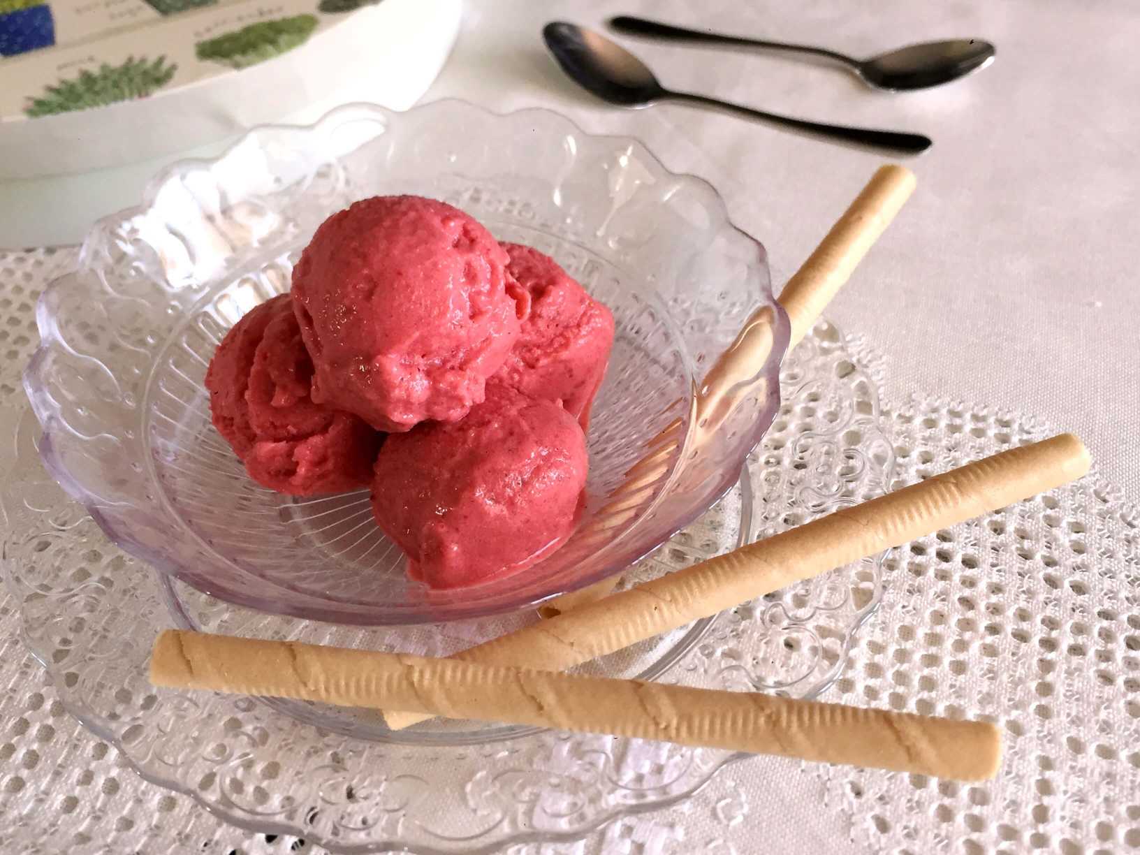 Nice Cream de Fresa y Plátano: Receta Saludable
