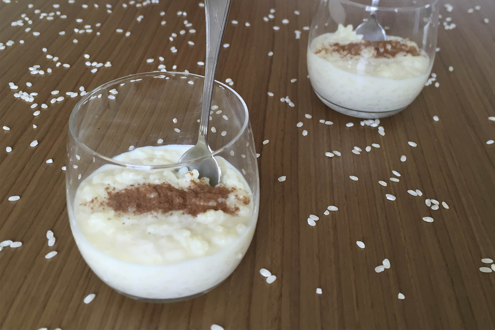 Arroz con leche sin azúcar