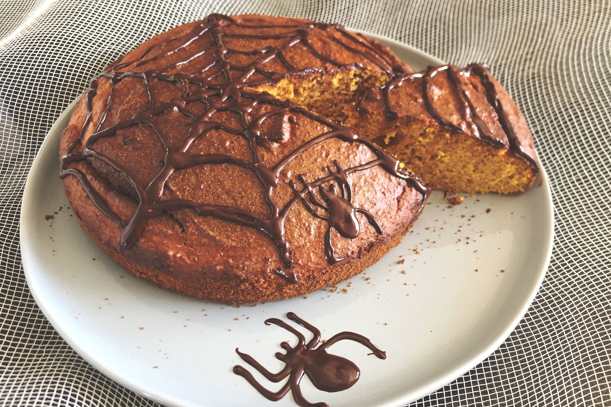 Bizcocho de calabaza integral