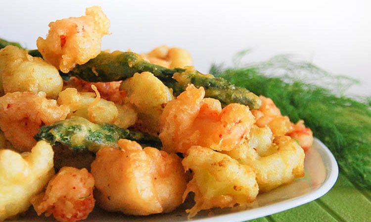 Tempura: la técnica reina de la fritura rápida.