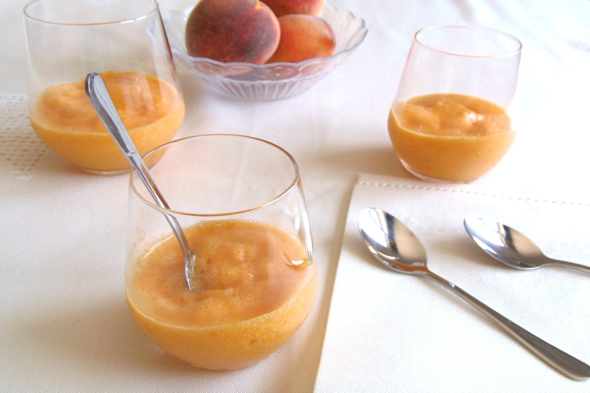 Espuma de melocotón sin azúcar: receta ligera y saludable