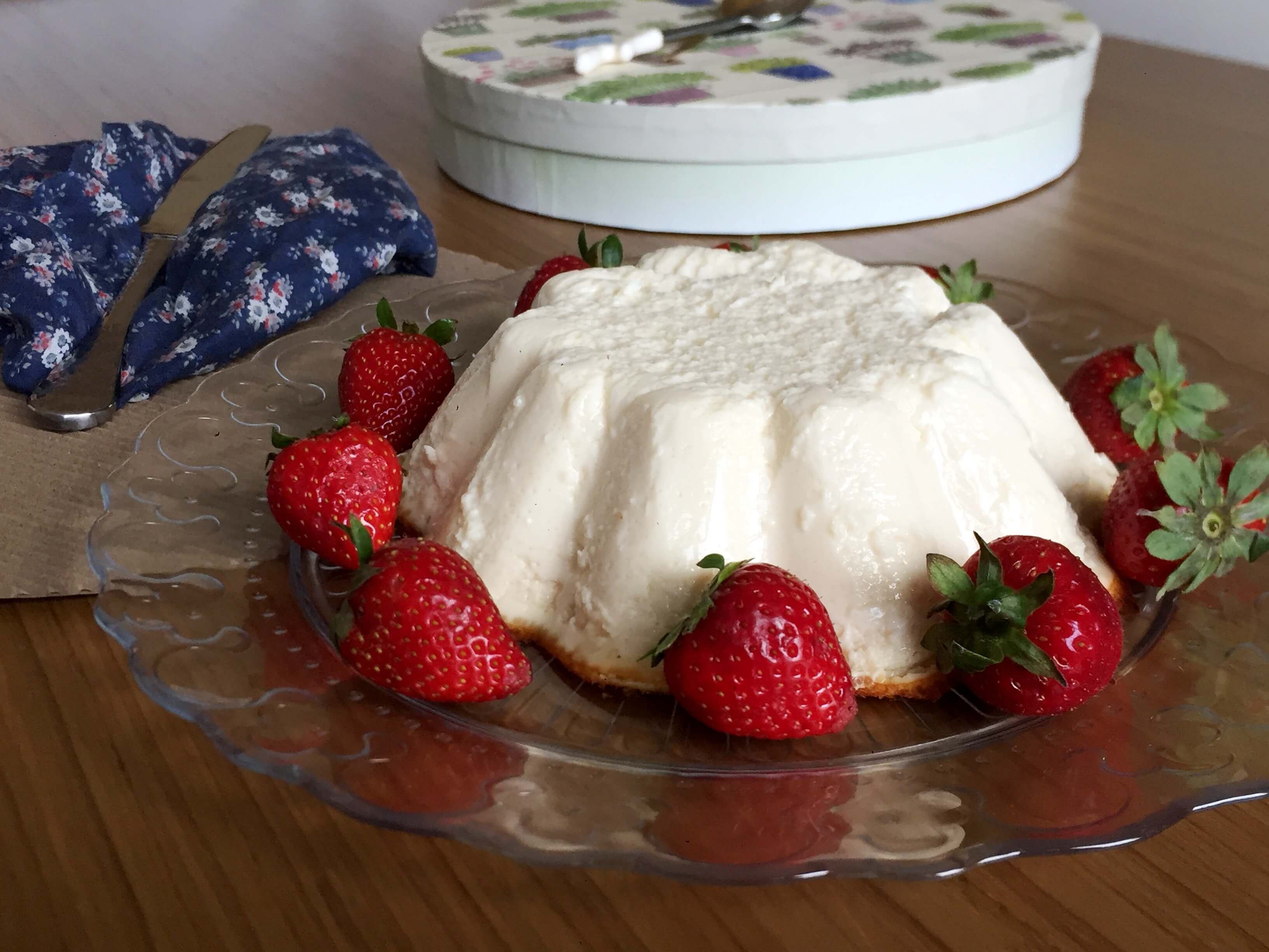 Flan de huevo sin azúcar