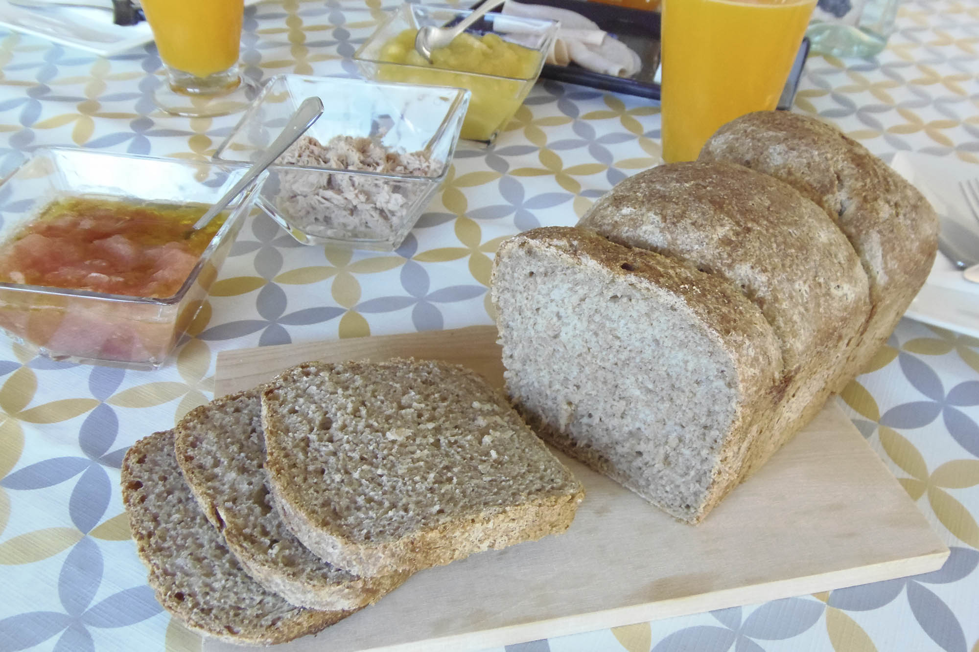 Pan de molde 100% integral