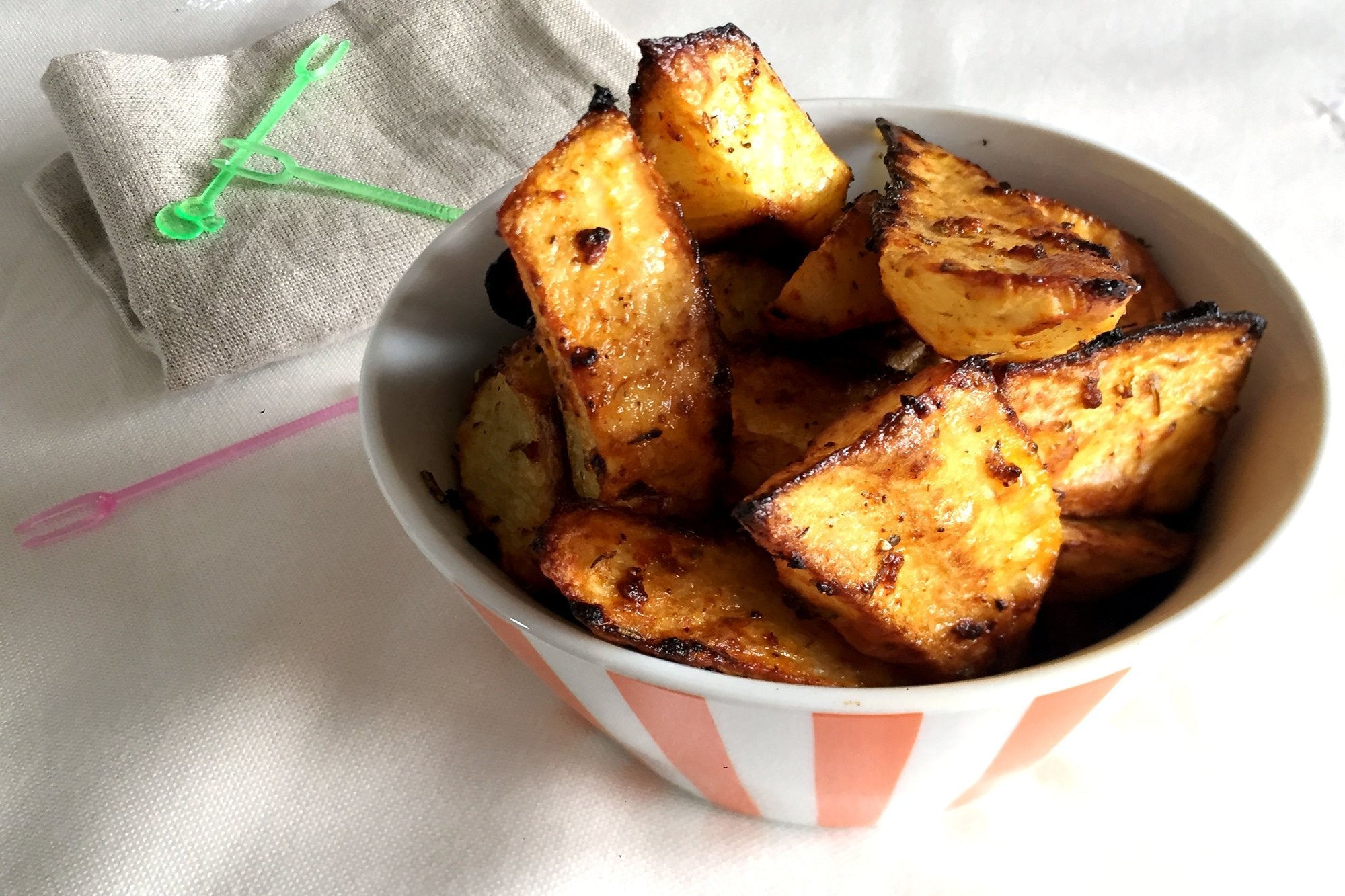 Patatas asadas al estilo Cajún