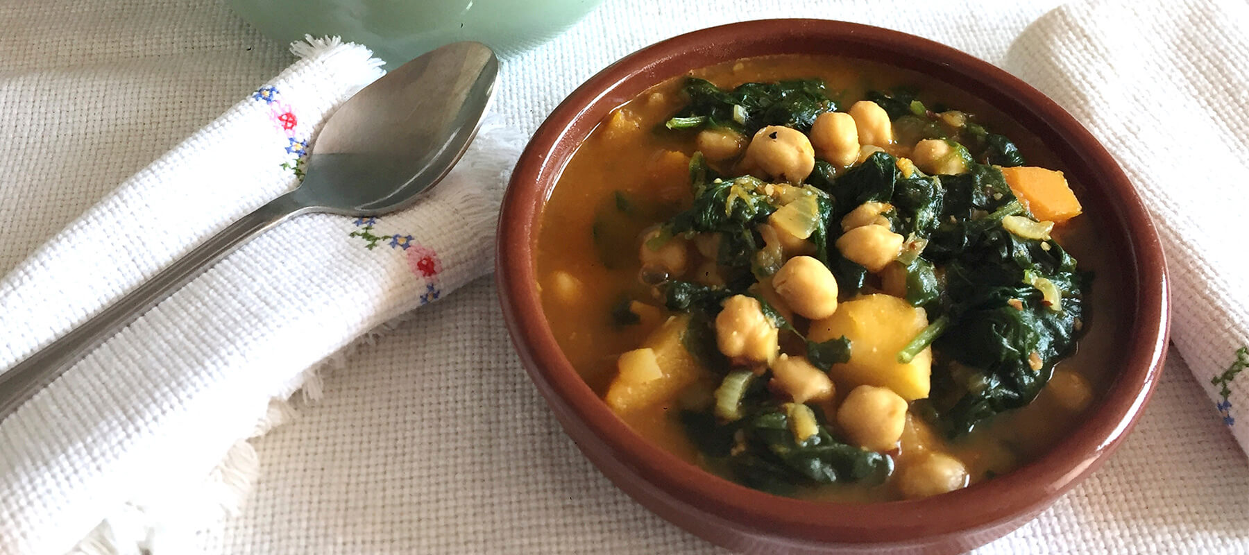 Potaje de Garbanzos con espinacas