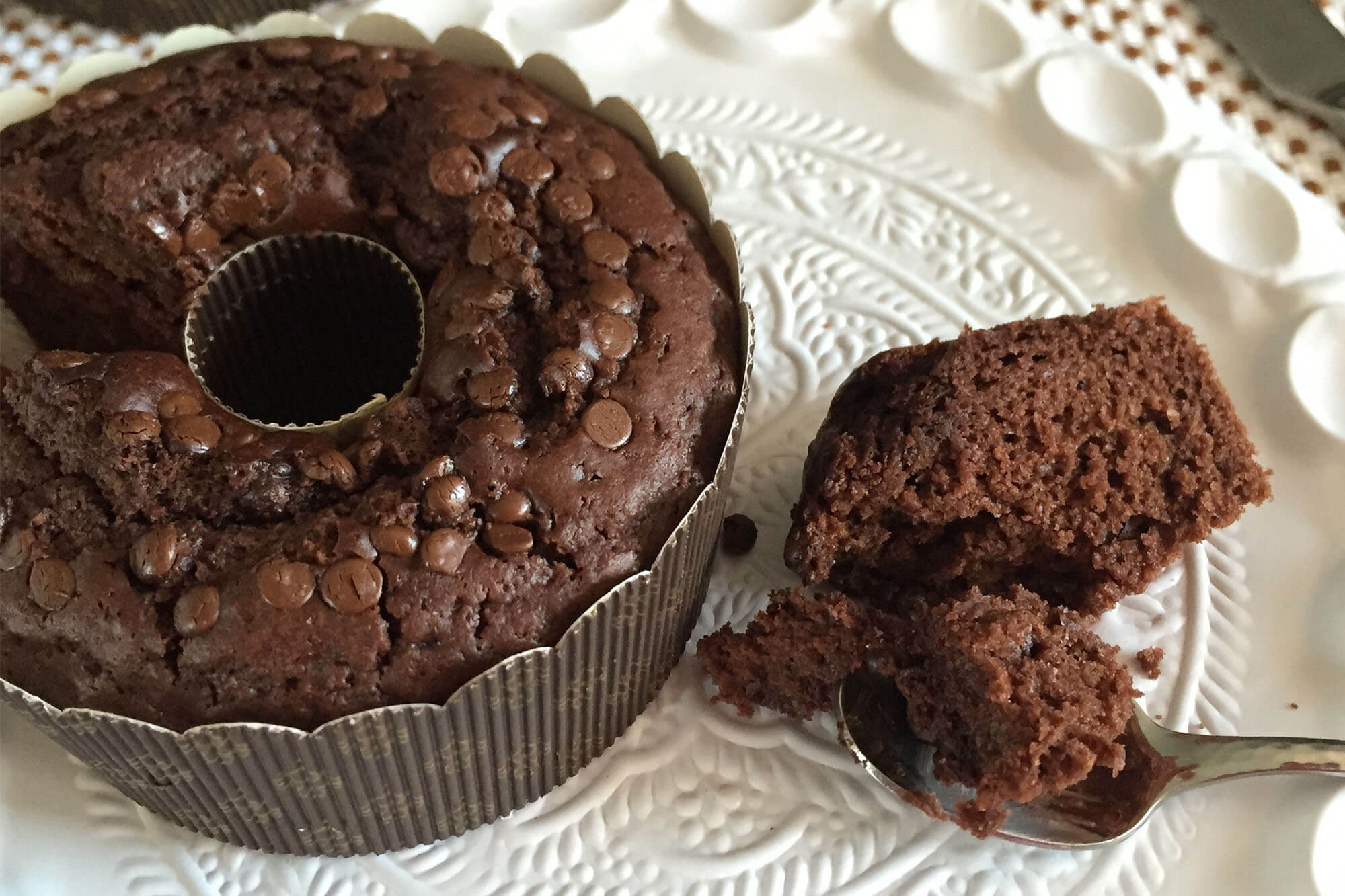 Bizcocho de Chocolate Saludable con Stevia y Cacao Puro