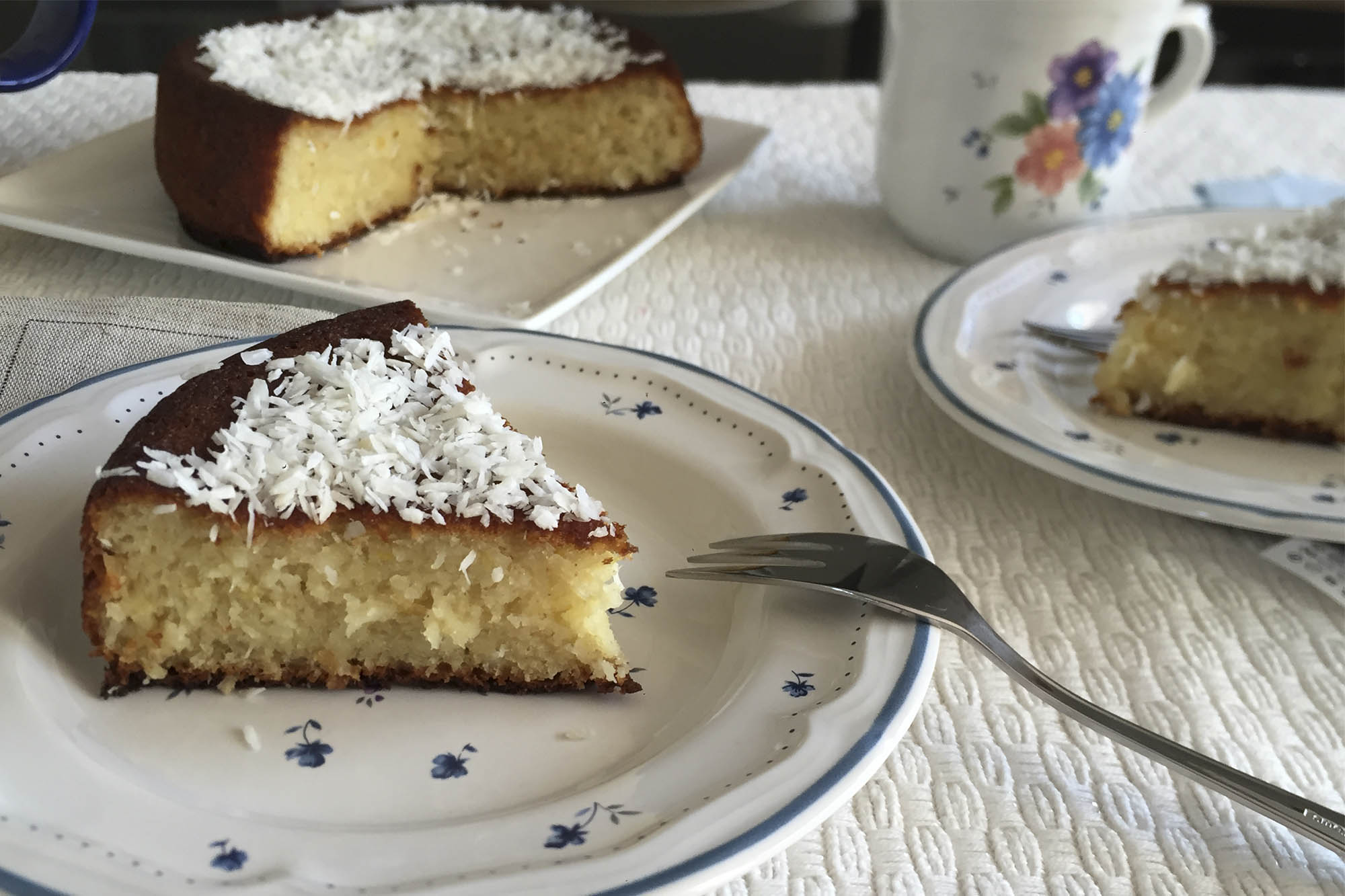 Bizcocho de Coco Saludable: Sin Huevo y Sin Azúcar
