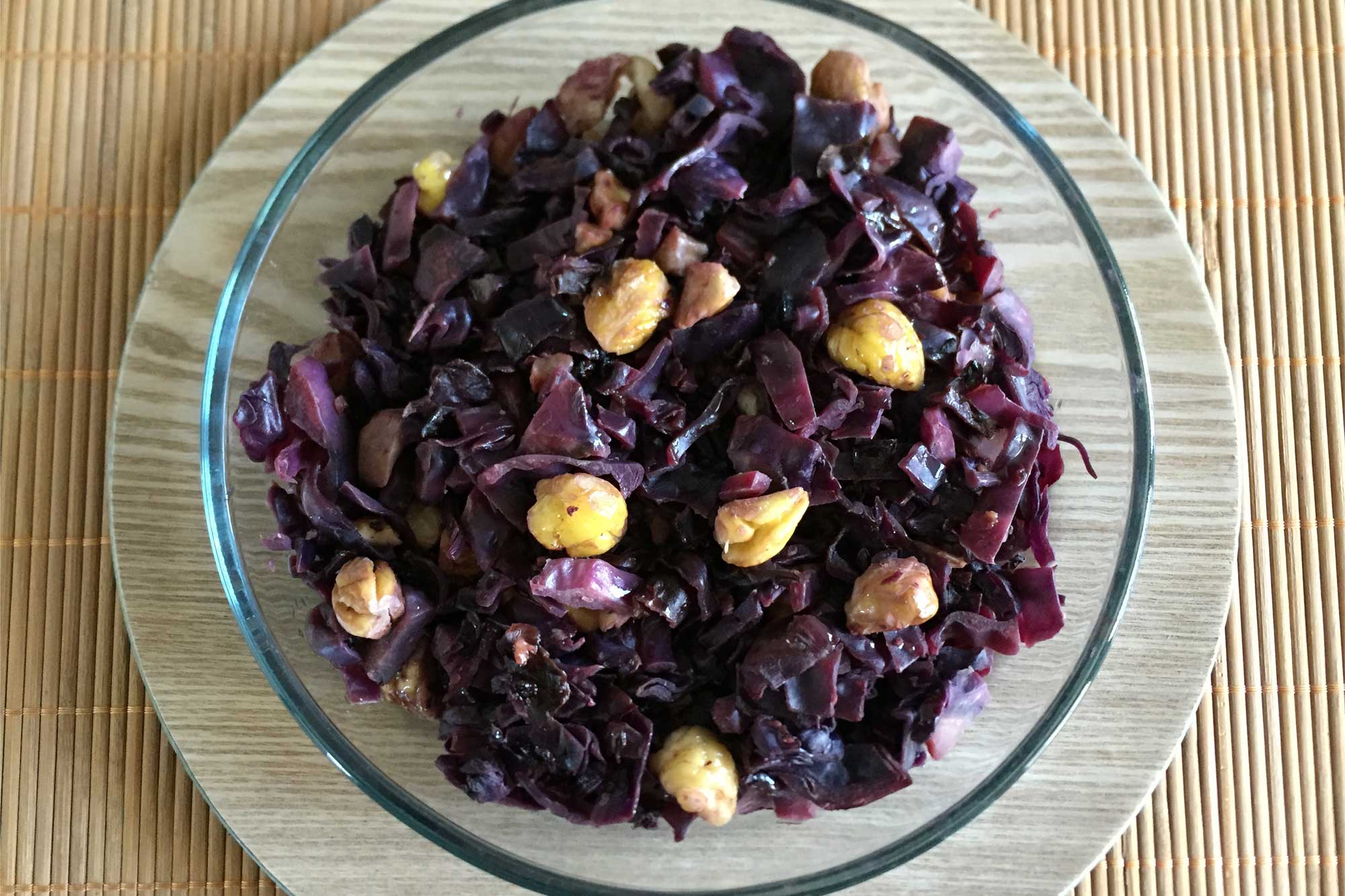Col lombarda con castañas: receta fácil y nutritiva