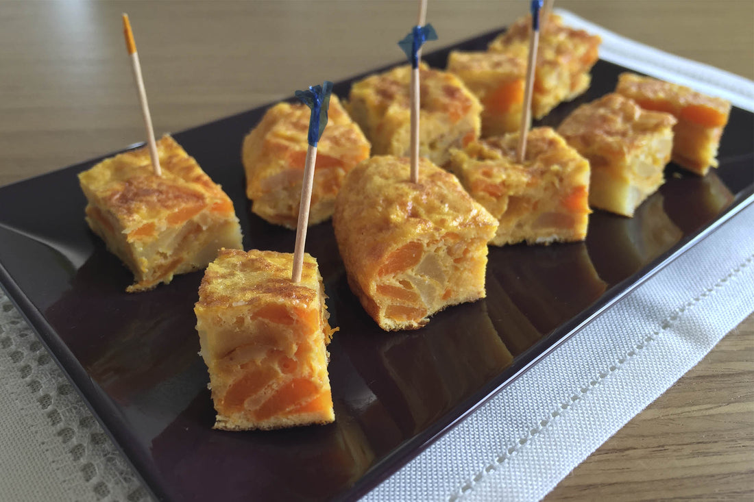 Tortilla de patata y calabaza
