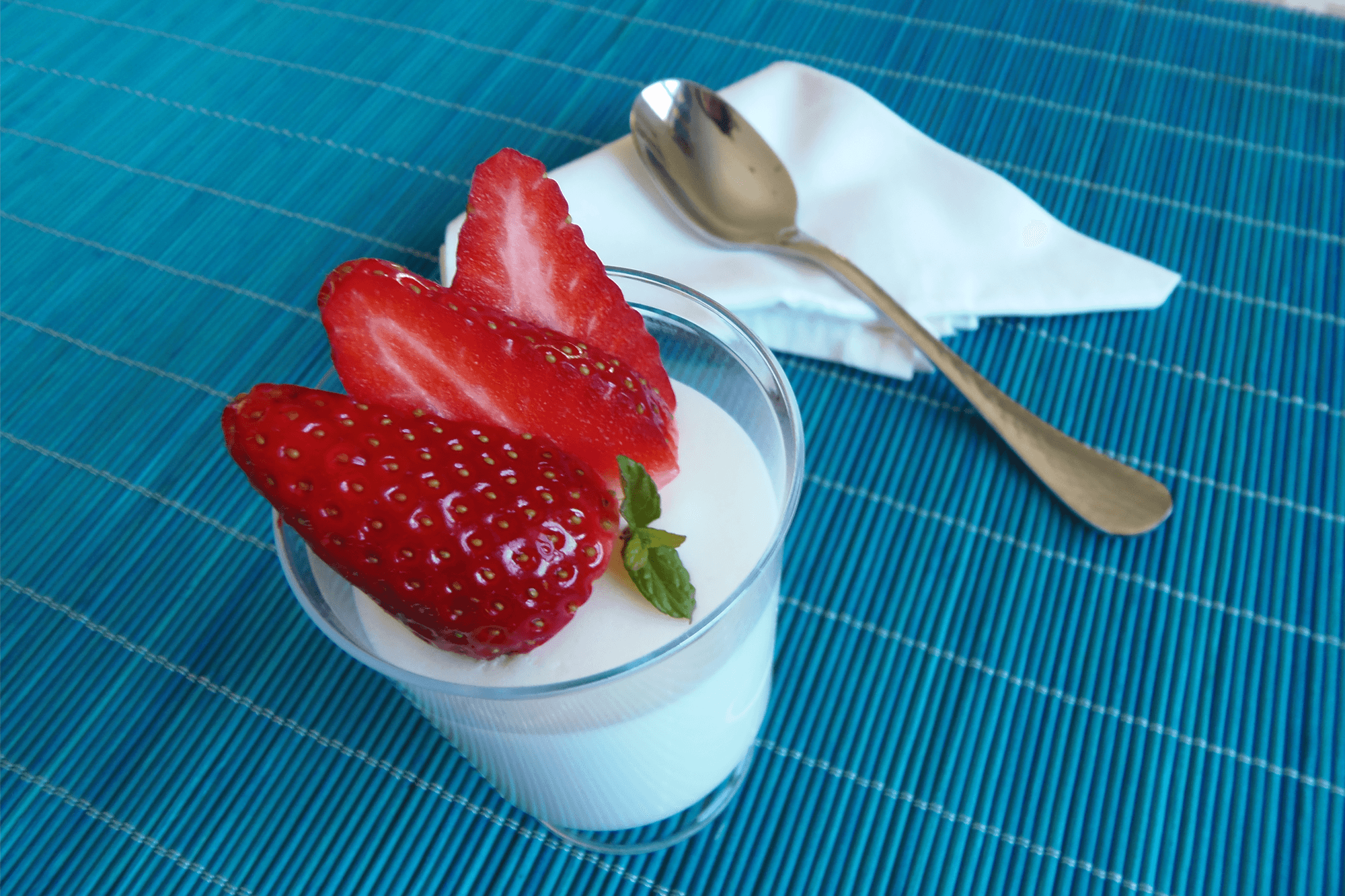 Mousse de yogur y stevia