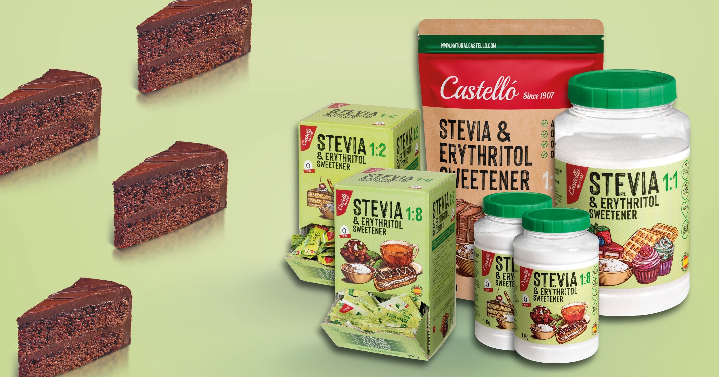 Stevia + Eritritol