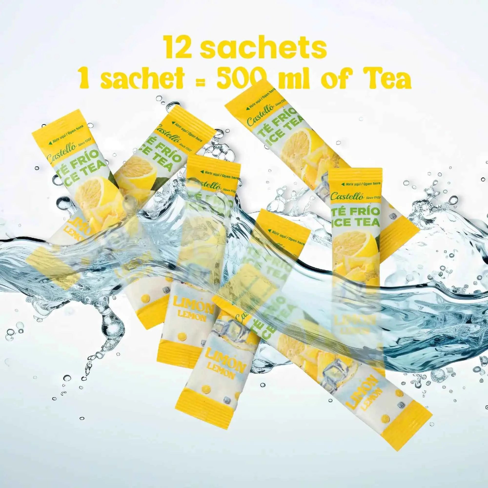 Castello Thé Froid Soluble - Citron Classique Sans Sucre