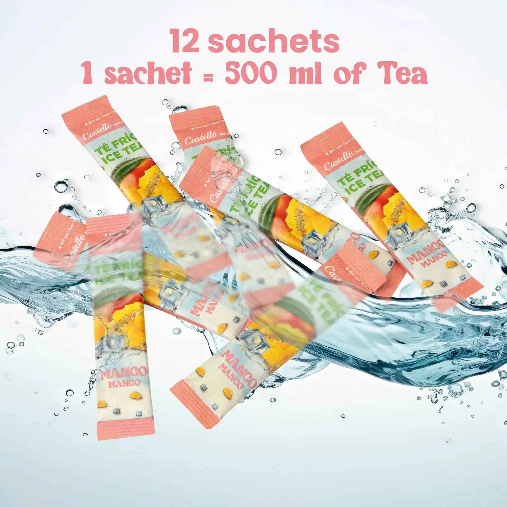 Thé Froid Soluble - Saveur Mangue Tropicale - Castelló since 1907