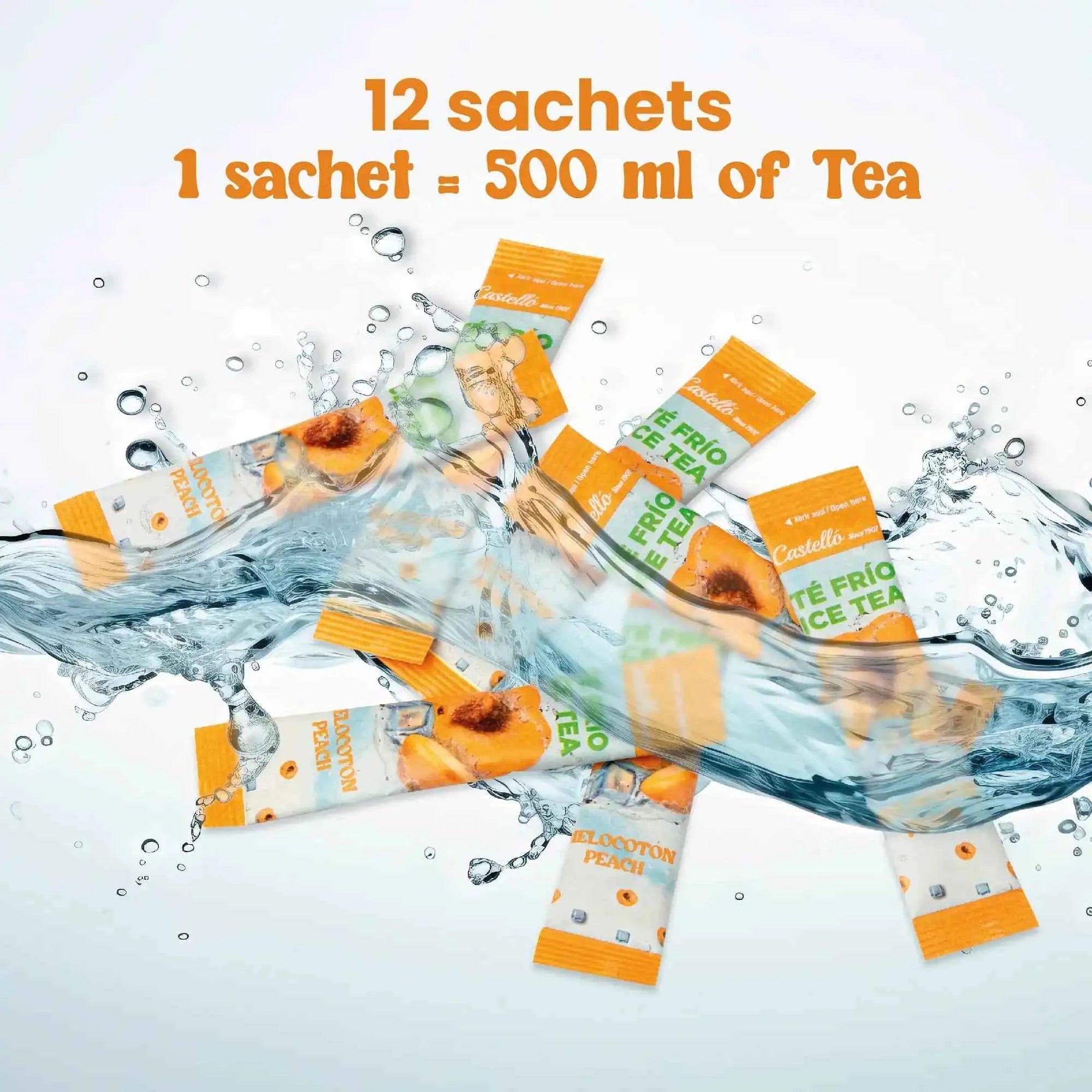 Té Frío Soluble - Sabor Melocotón Dulce