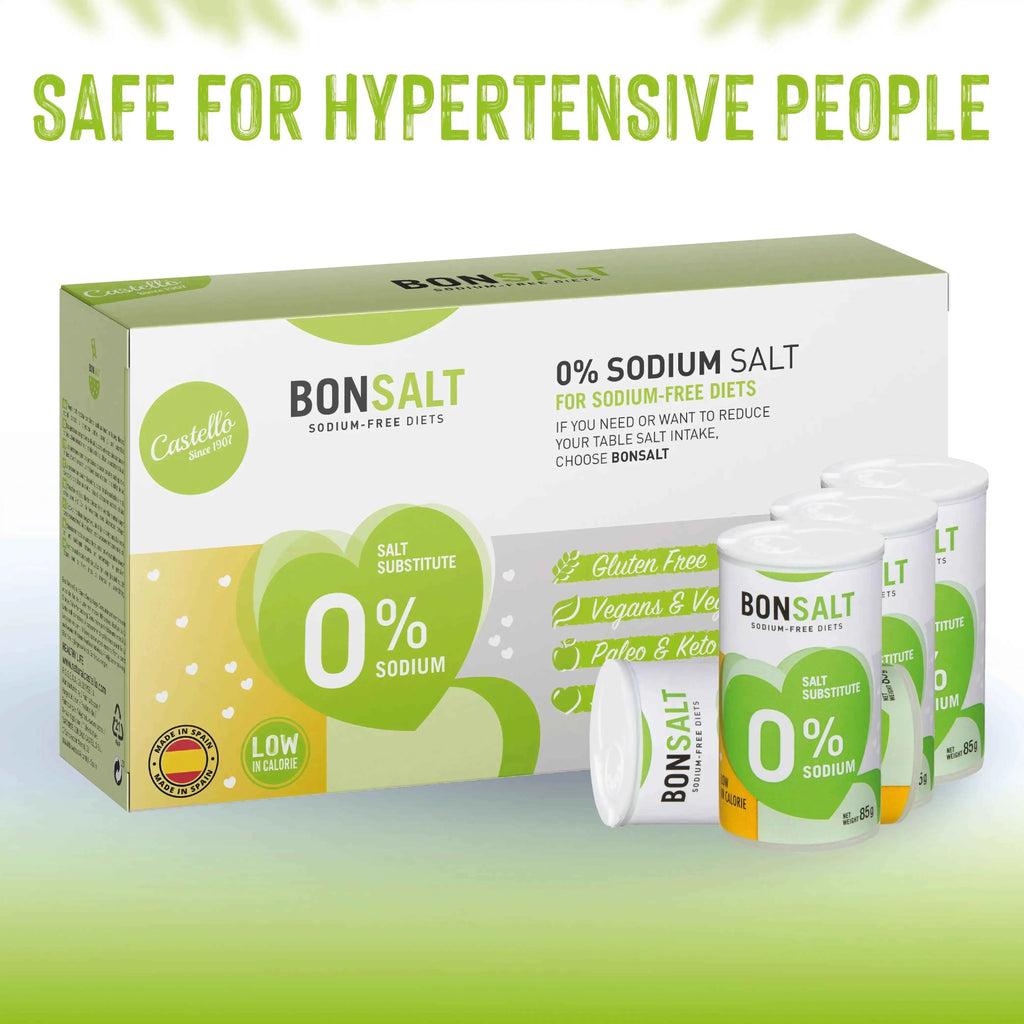 Sal Sin Sodio - Bonsalt Sal 0% Sodio - 4 botes