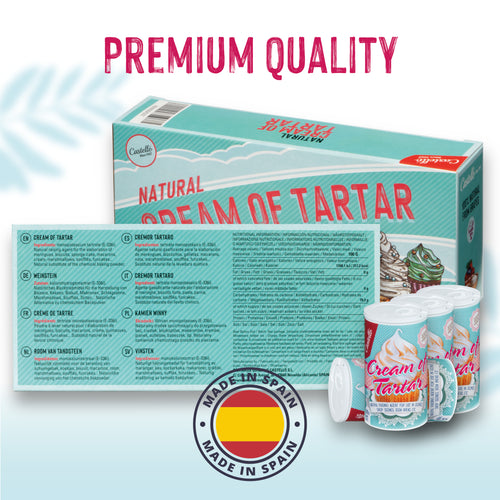 Cremor Tártaro 4 botes - El Impulsor Natural Multiusos
