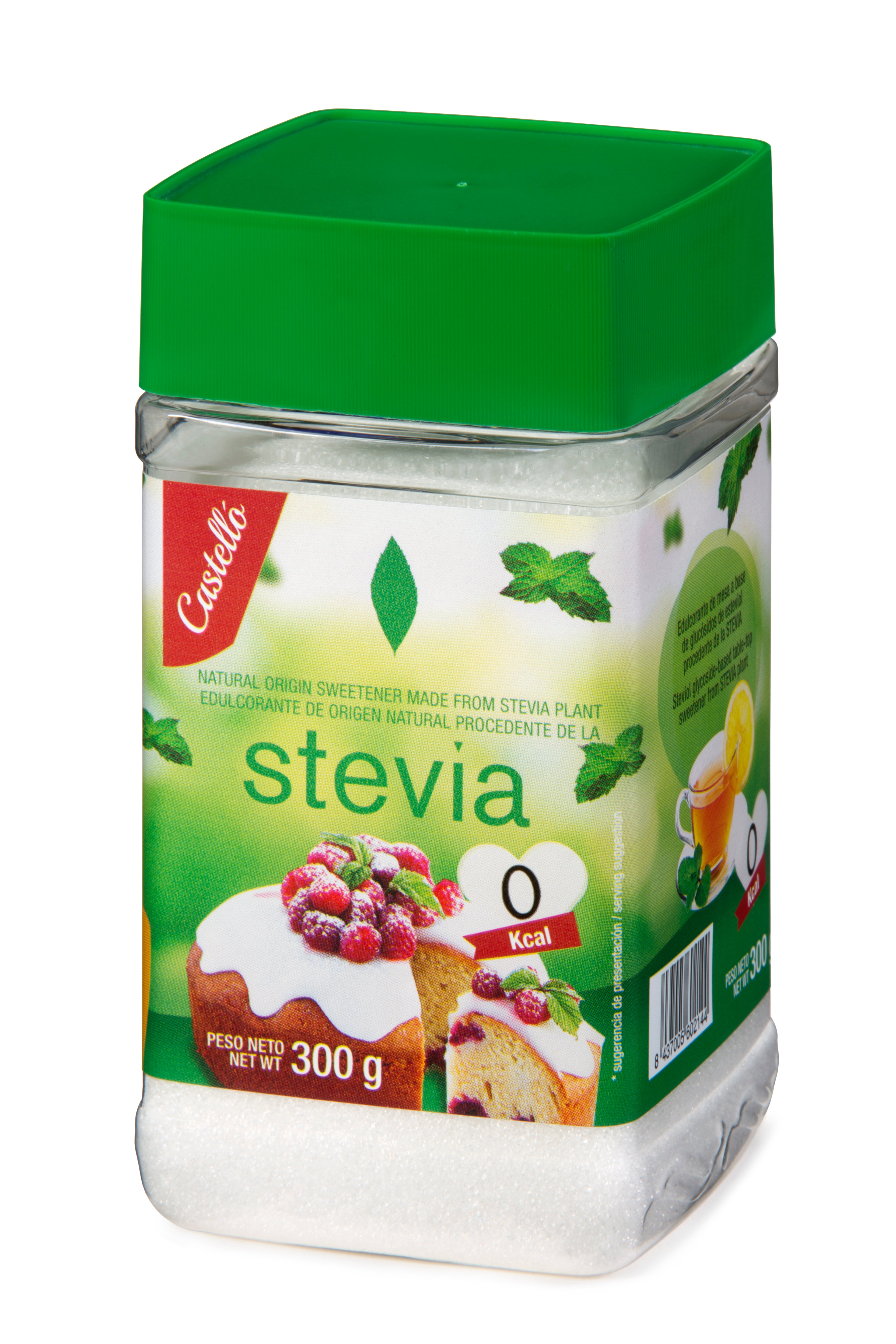 Stevia cristalizada (300g) - Equilibrio Natural y Rendimiento