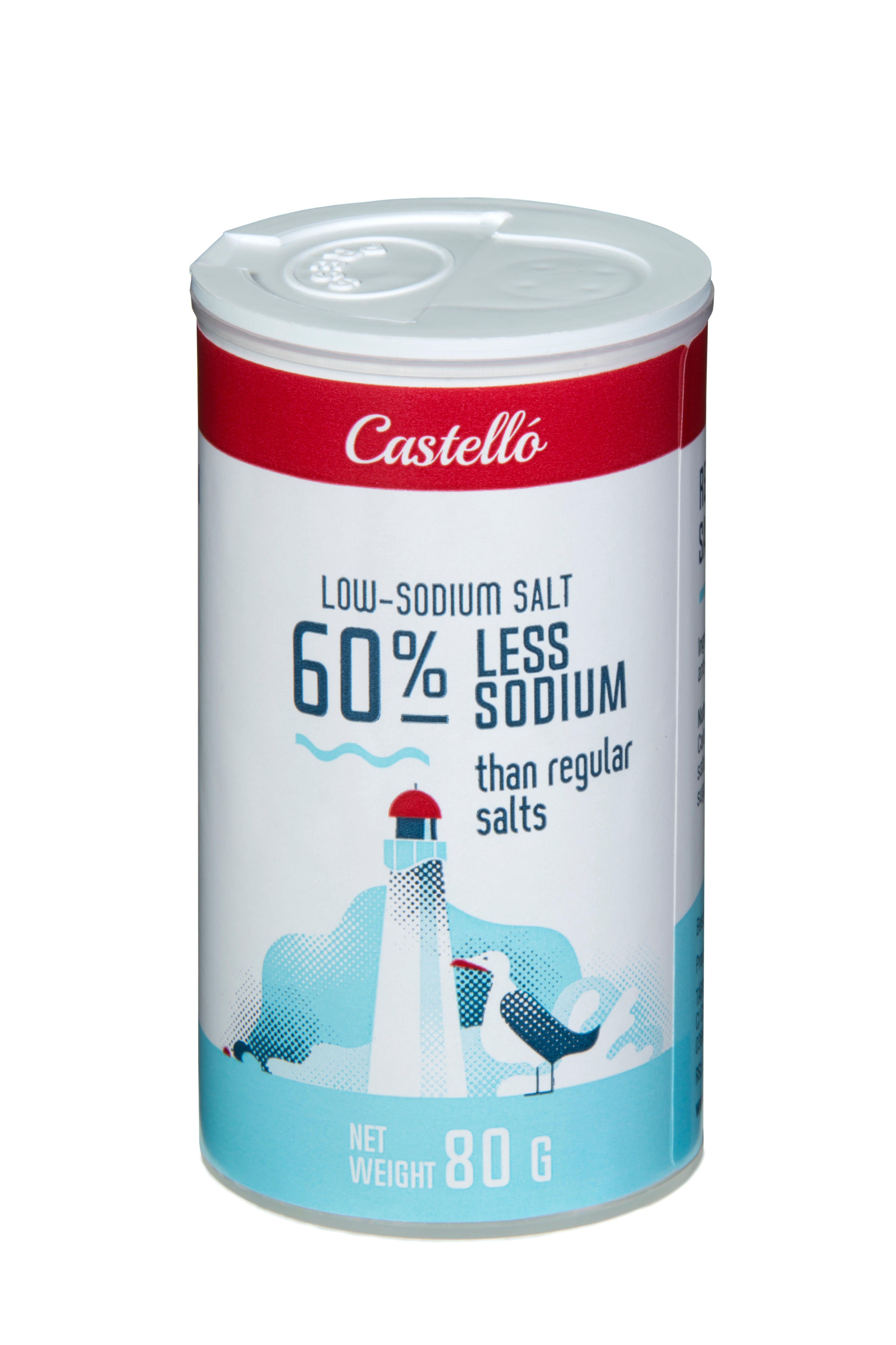 Sal con 60% menos de Sodio 80g- Sabor y Salud Cardiovascular