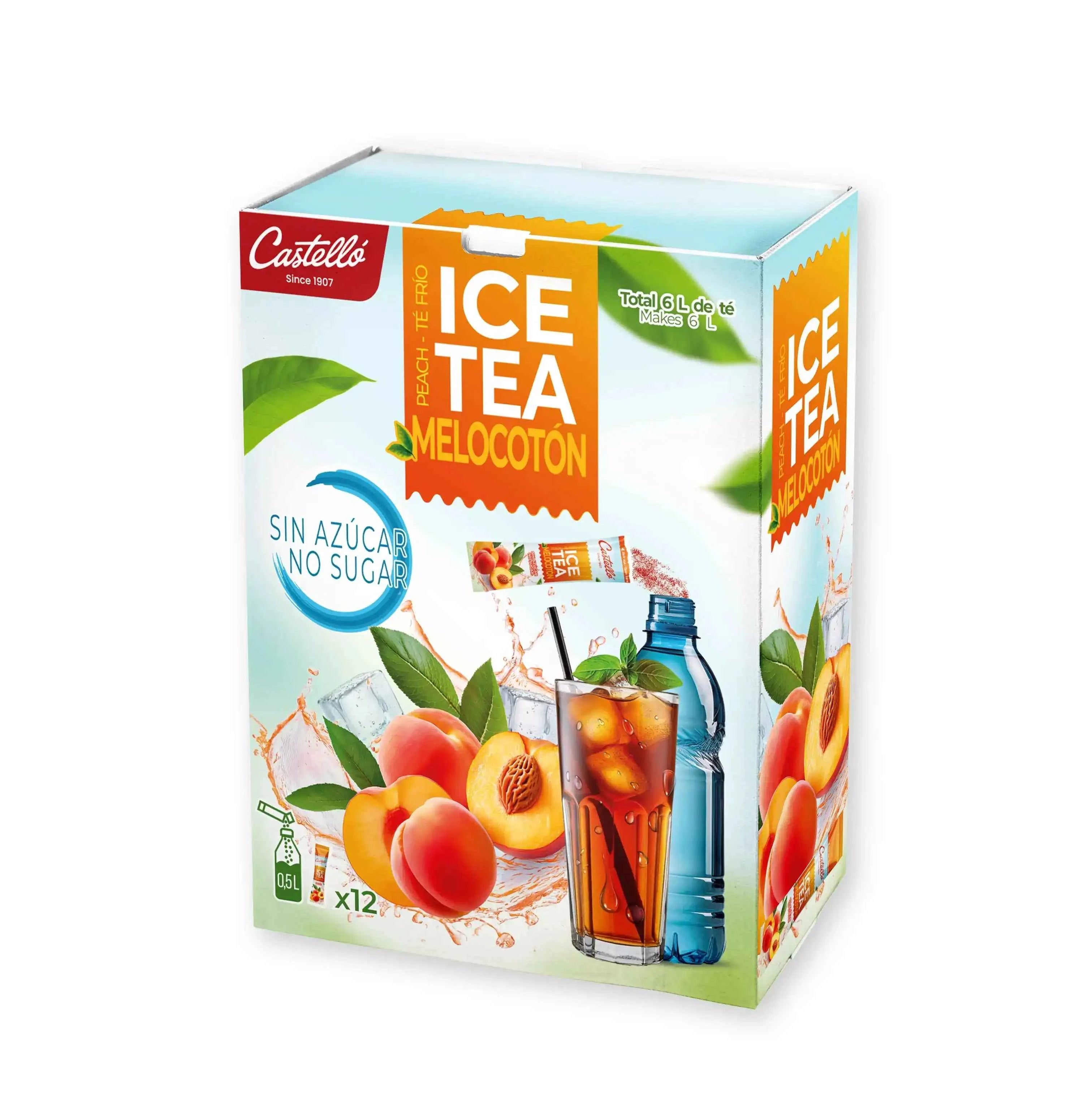 Té Frío Soluble - Sabor Melocotón Dulce