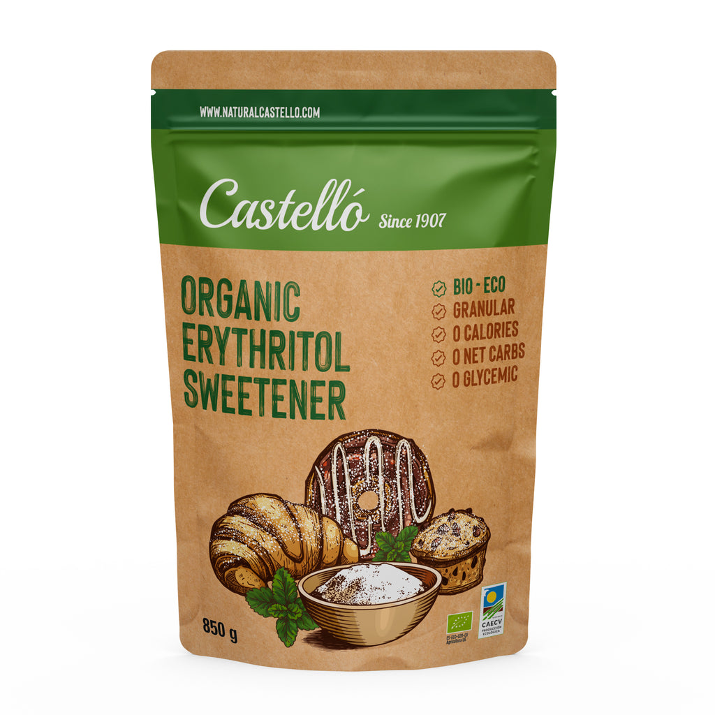 Eritritol Orgánico 850g - Dulzor Bio y 0% Calorías