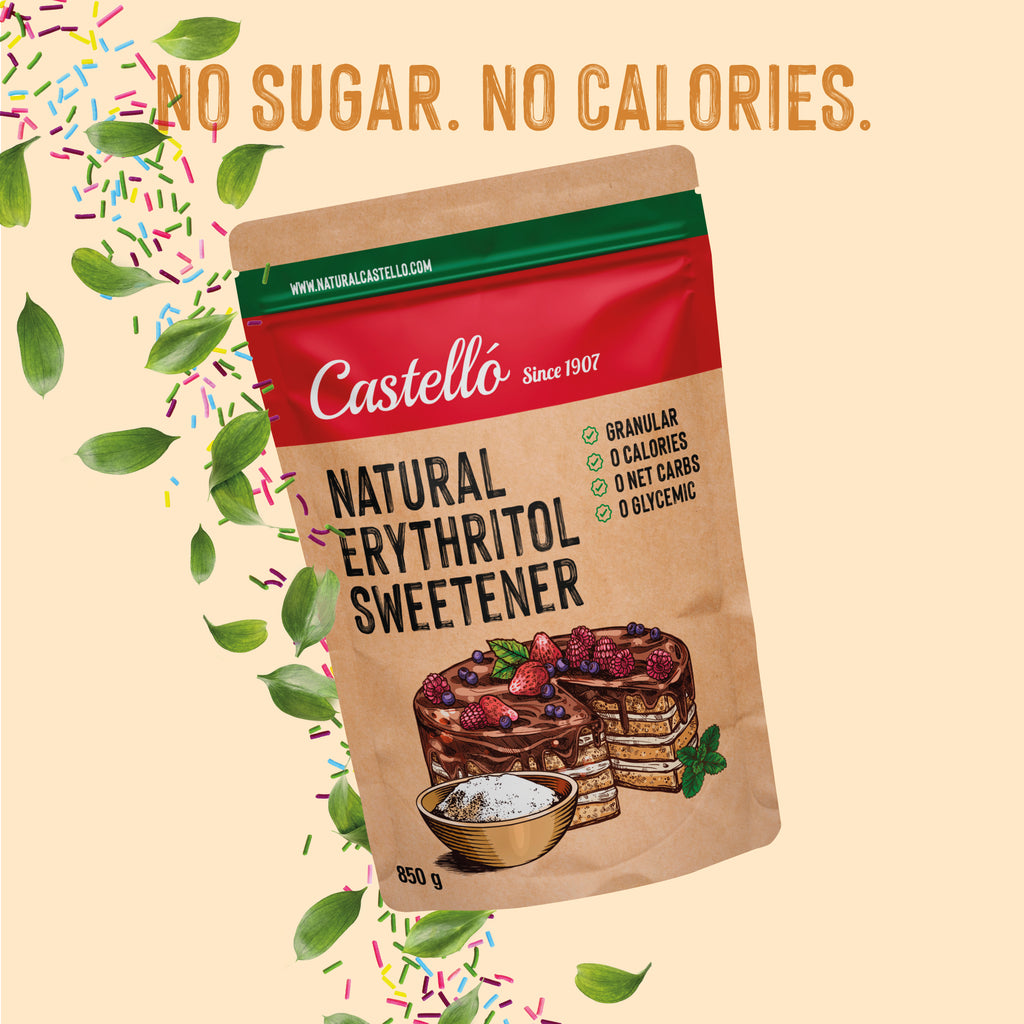 Eritritol Granulado 850g - Dulzor Natural 0% Calorías