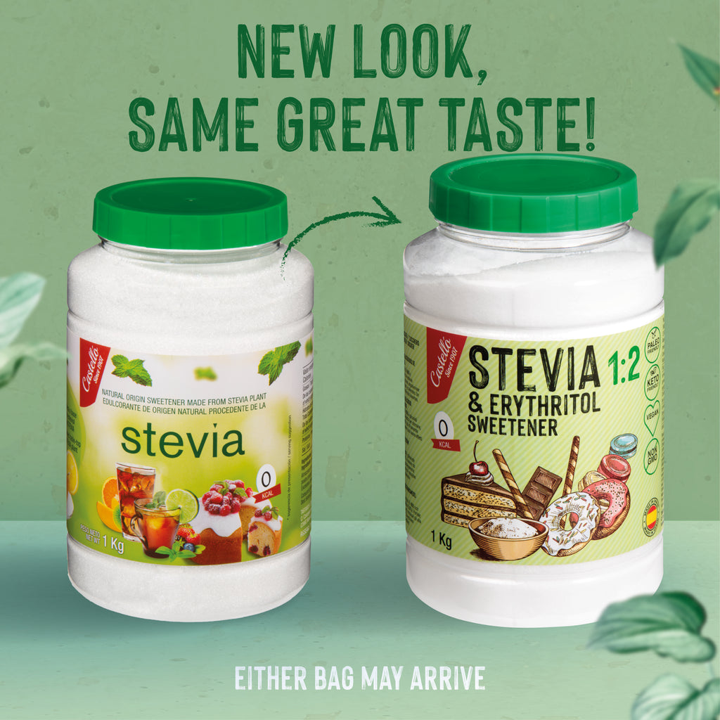Stevia + Eritritol 1:2 (1 kg) – El Sustituto Natural más Versátil