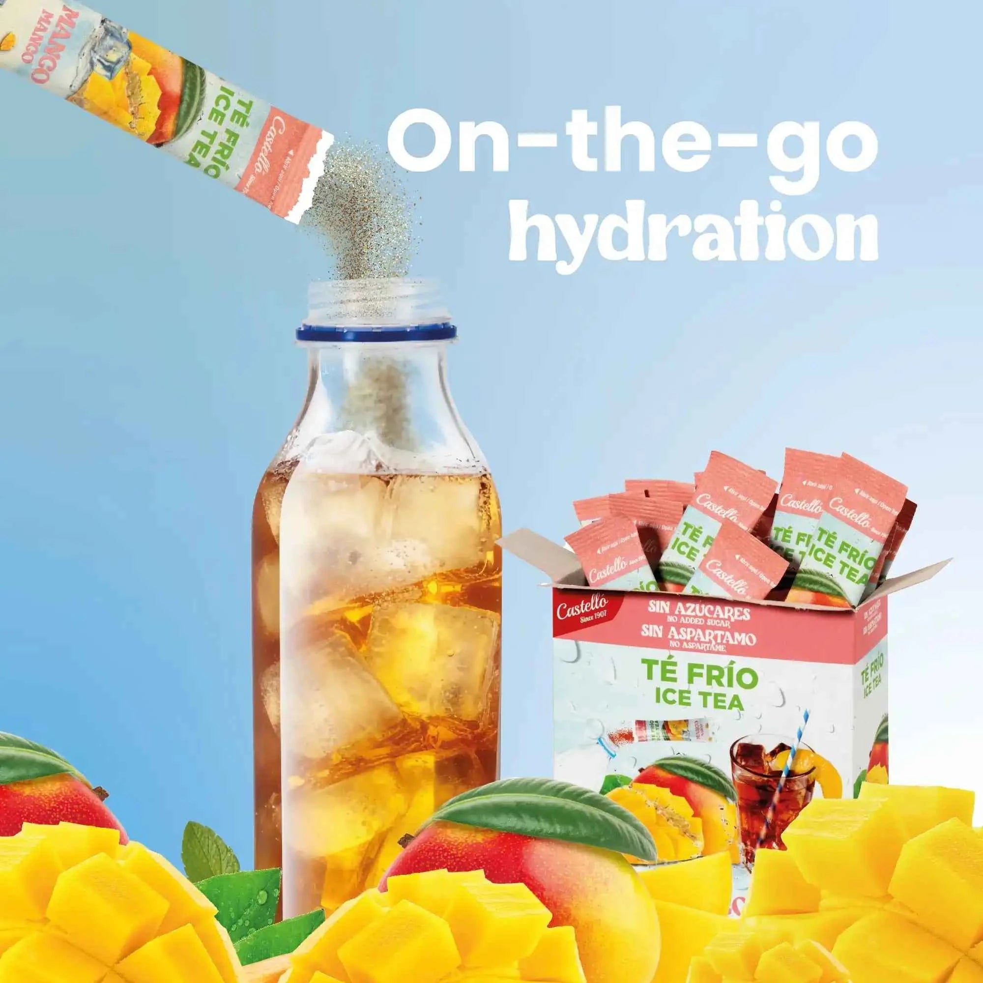 Thé Froid Soluble - Saveur Mangue Tropicale