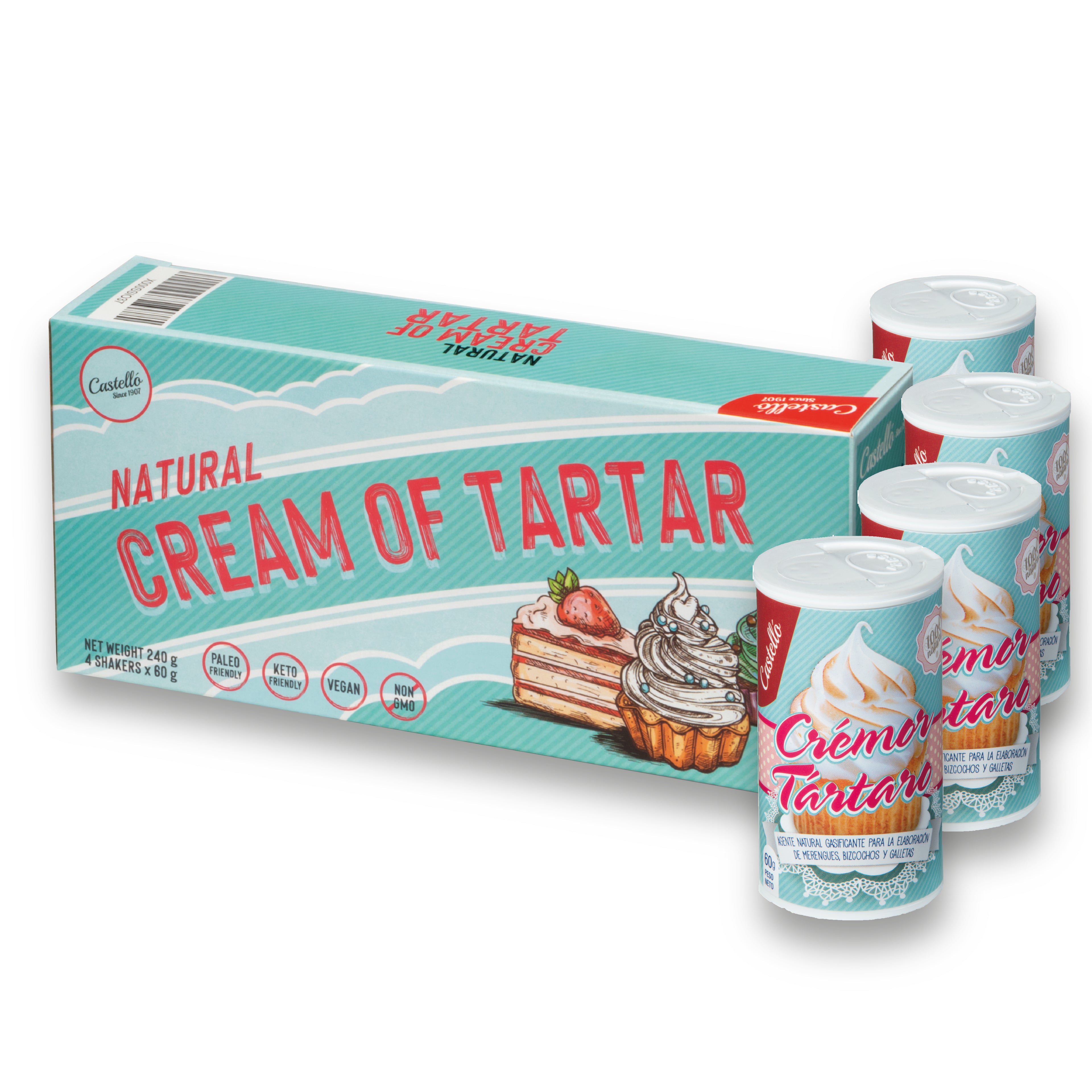 Cremor Tártaro 4 botes - El Impulsor Natural Multiusos