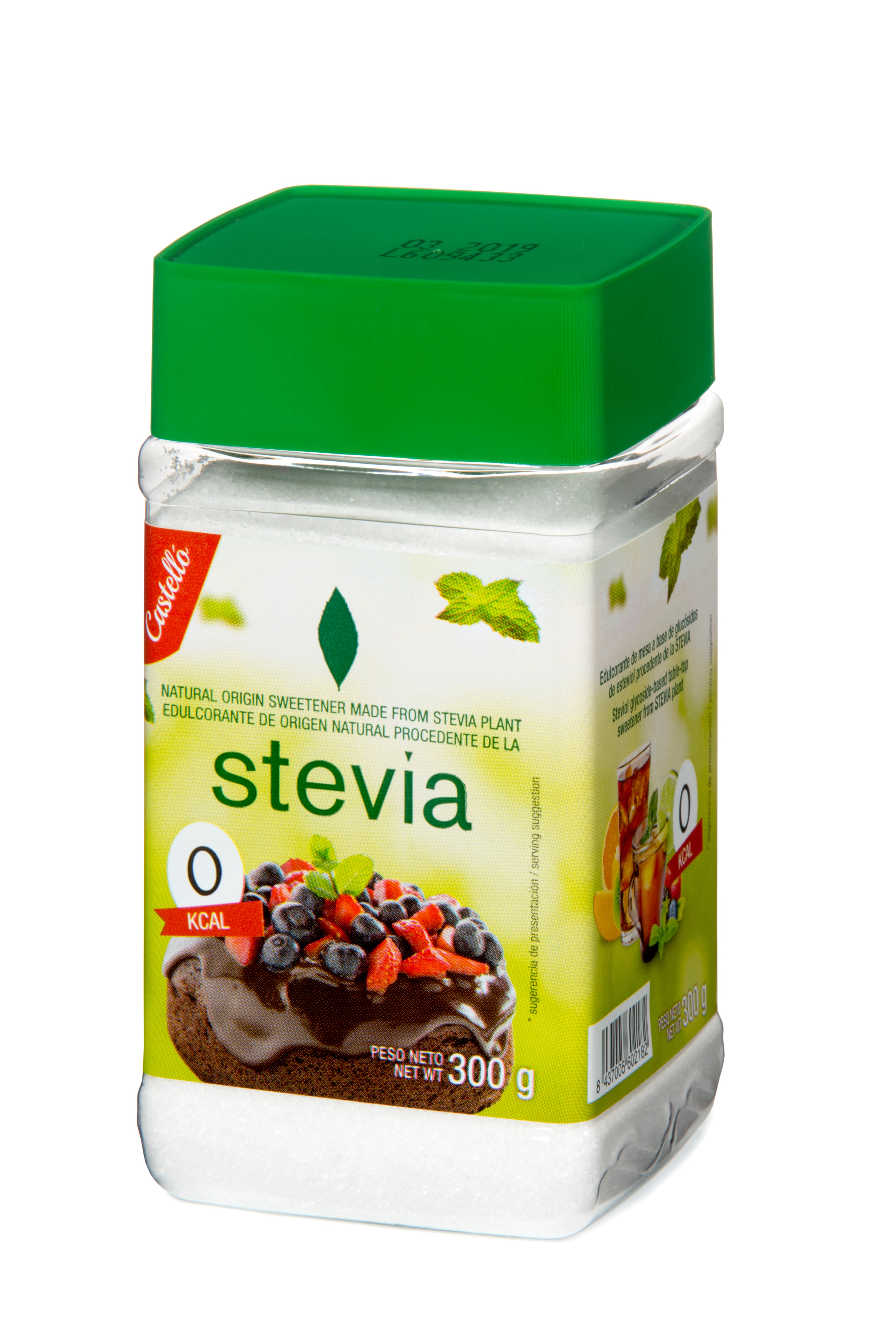 Stevia cristalizada (300g) - Equilibrio Natural y Rendimiento