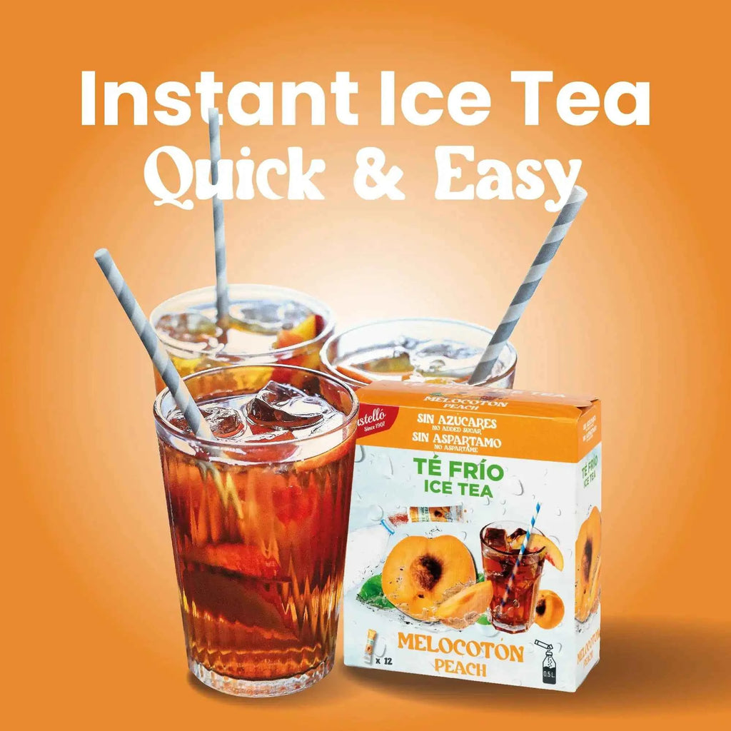 Té Frío Soluble - Sabor Melocotón Dulce