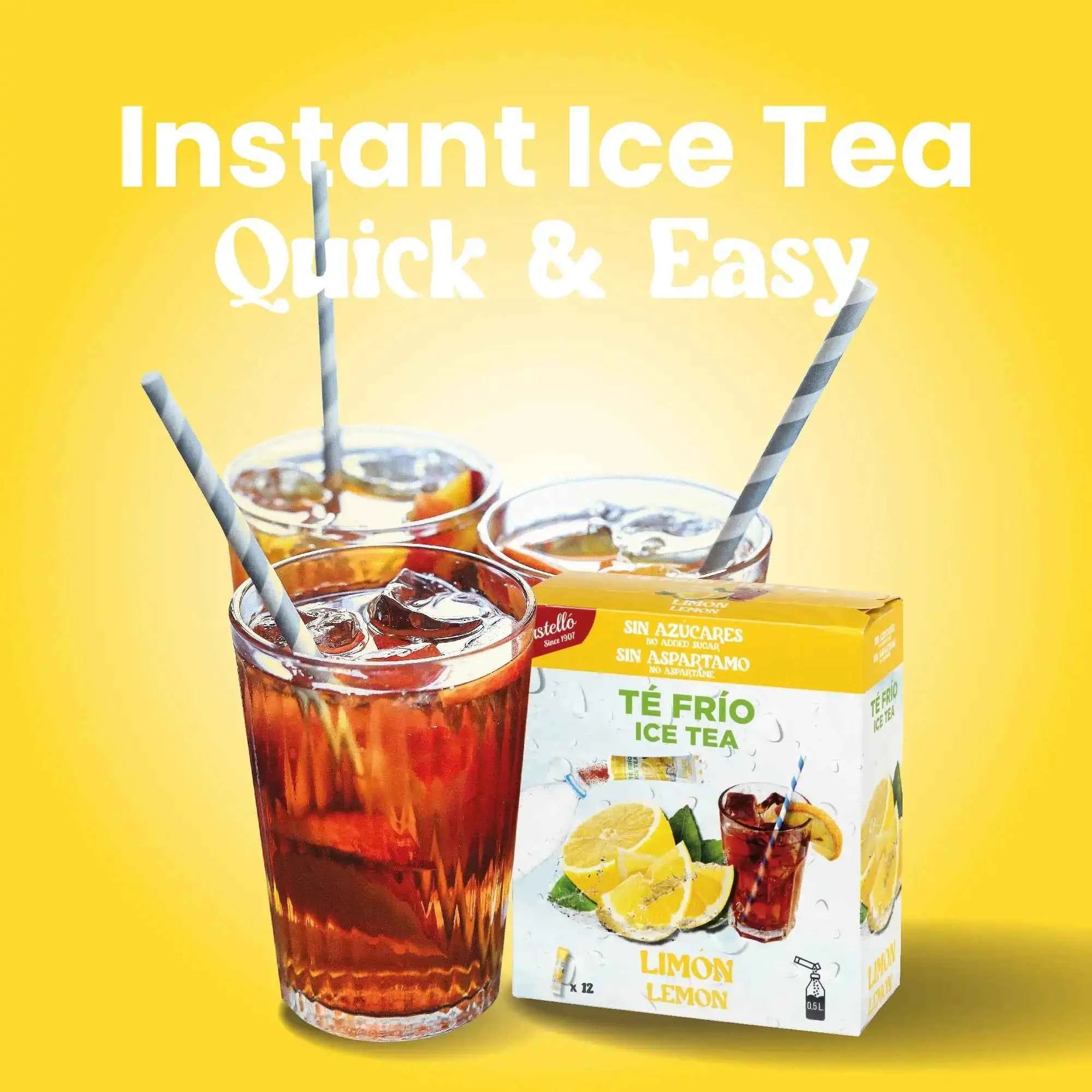 Castello Thé Froid Soluble - Citron Classique Sans Sucre