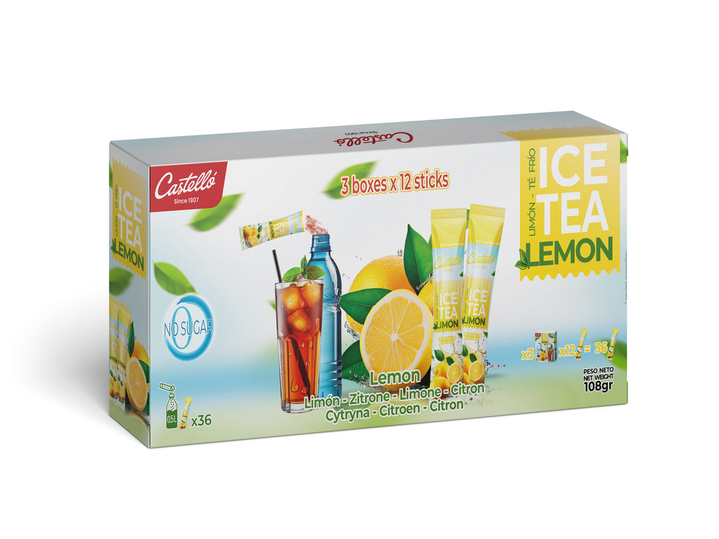 Thé Froid coffret de 3 boîtes (36 sachets) - Hydratation Saine et Instantanée
