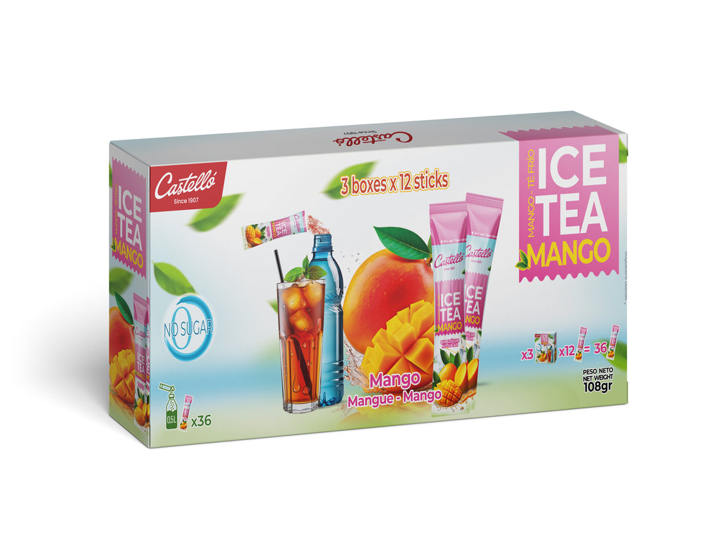 Thé Froid coffret de 3 boîtes (36 sachets) - Hydratation Saine et Instantanée