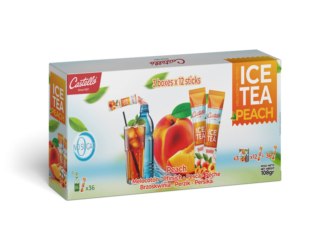 Thé Froid coffret de 3 boîtes (36 sachets) - Hydratation Saine et Instantanée