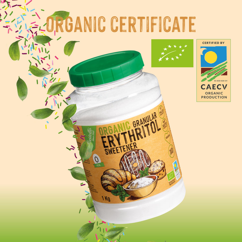 Eritritol Orgánico 1kg- Dulzor Bio y 0% Calorías