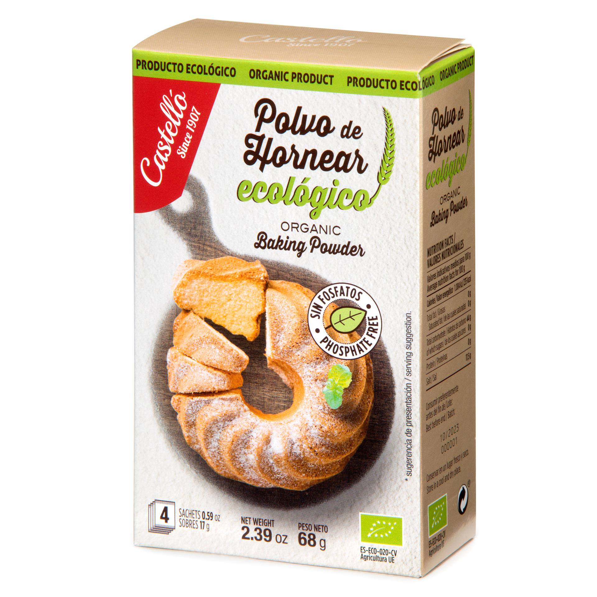Polvo de Hornear Ecológico - Esponjosidad Bio y Saludable