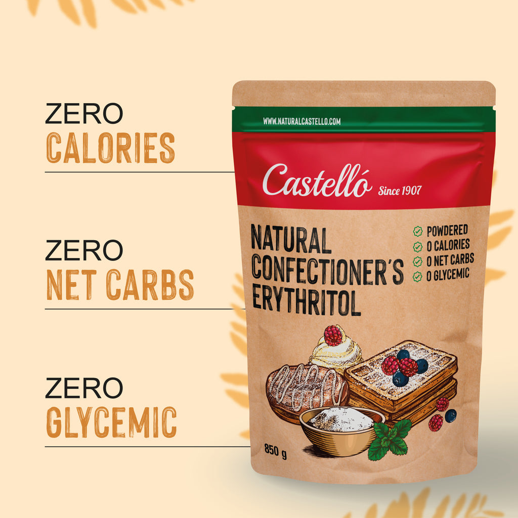 Érythritol en Poudre 850g – Texture Extrafine 0% Calories
